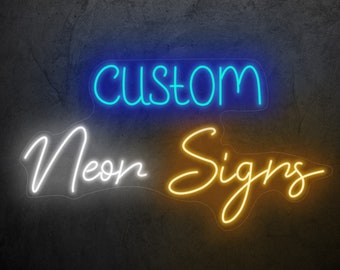 Сustom neon sign personalized, Neon sign custom logo, Custom led sign name, Custom neon sign for business, Custom neon light sign for wall