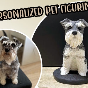 Custom pet figurine, Custom pet figurines for dogs, Bobblehead dog, Bobblehead cat, Pet bobble head, Wedding cake topper pets