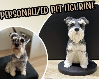 Custom pet figurine, Custom pet figurines for dogs, Bobblehead dog, Bobblehead cat, Pet bobble head, Wedding cake topper pets