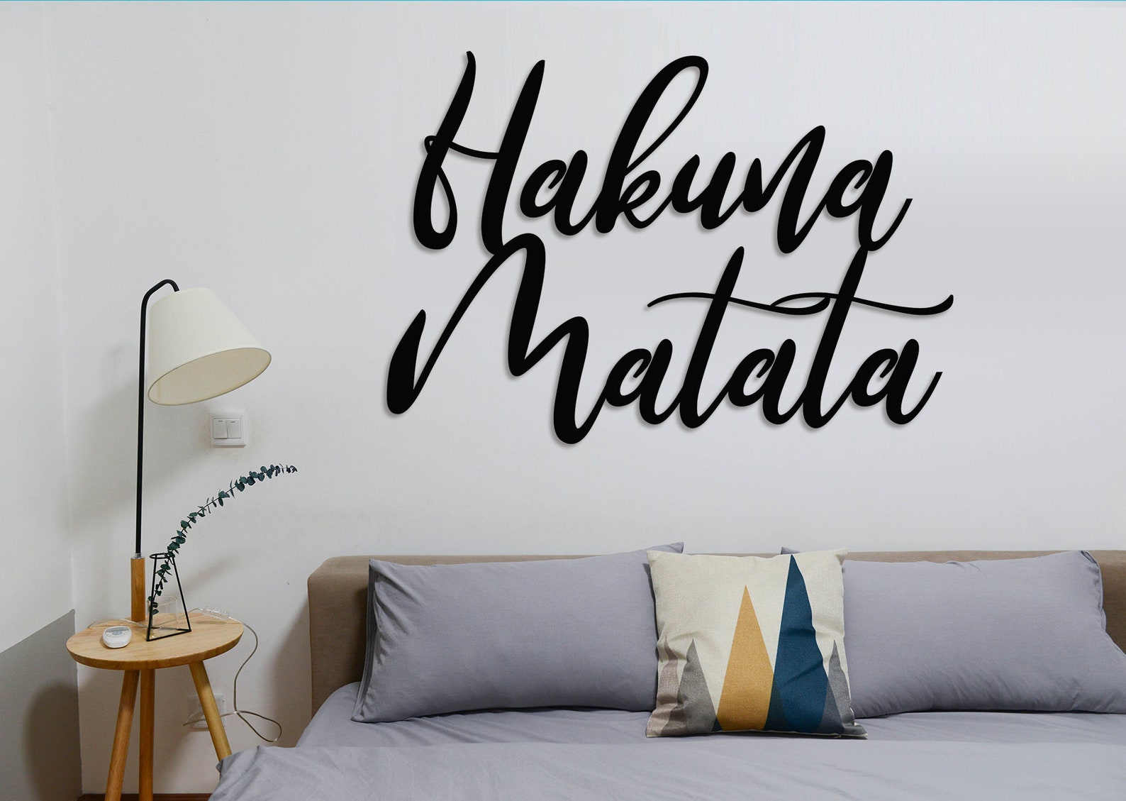 Hakuna Matata Metal Signhakuna Matata Wall Arthakuna Matata Etsy