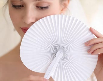 Wedding Hand Fan, Bridal Fans, Wedding Fan for Bride, Bridesmaid Gift, Wedding Keepsake
