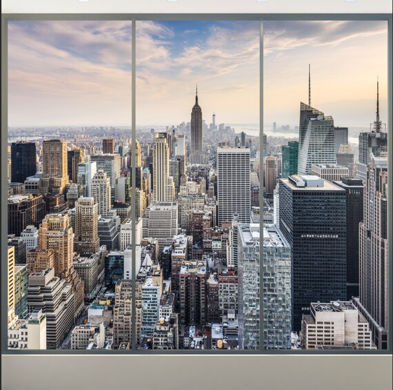 City 6x8 FT Photo Backdrops,Empire State and Skyscrapers of Midtown Manhattan New York Aerial View at Dusk Background for Party Home Decor Outdoorsy Theme Vinyl Shoot Props Tan Navy Blue Aqua City 6x8 FT Photo Backdrops,Empire State and Skyscrapers of Midtown Manhattan New York Aerial View at Dusk Background for Party Home Decor Outdoorsy Theme Vinyl Shoot Props Tan Navy Blue Aqua