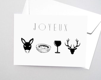 Carte anniversaire "Le rébus"