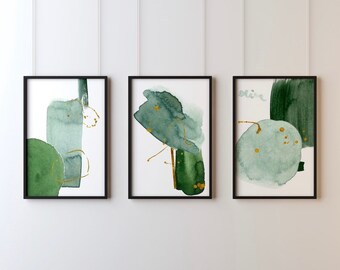 pic Green Artwork Uk green wall art etsy