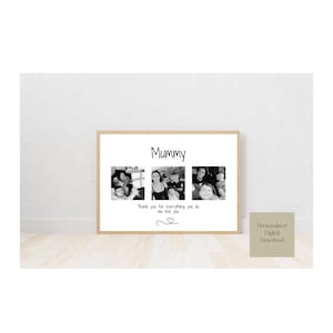 Personalised Mummy gift print, gift for mummy, personalised gift print, gift for her, Christmas, birthday gift, digital download