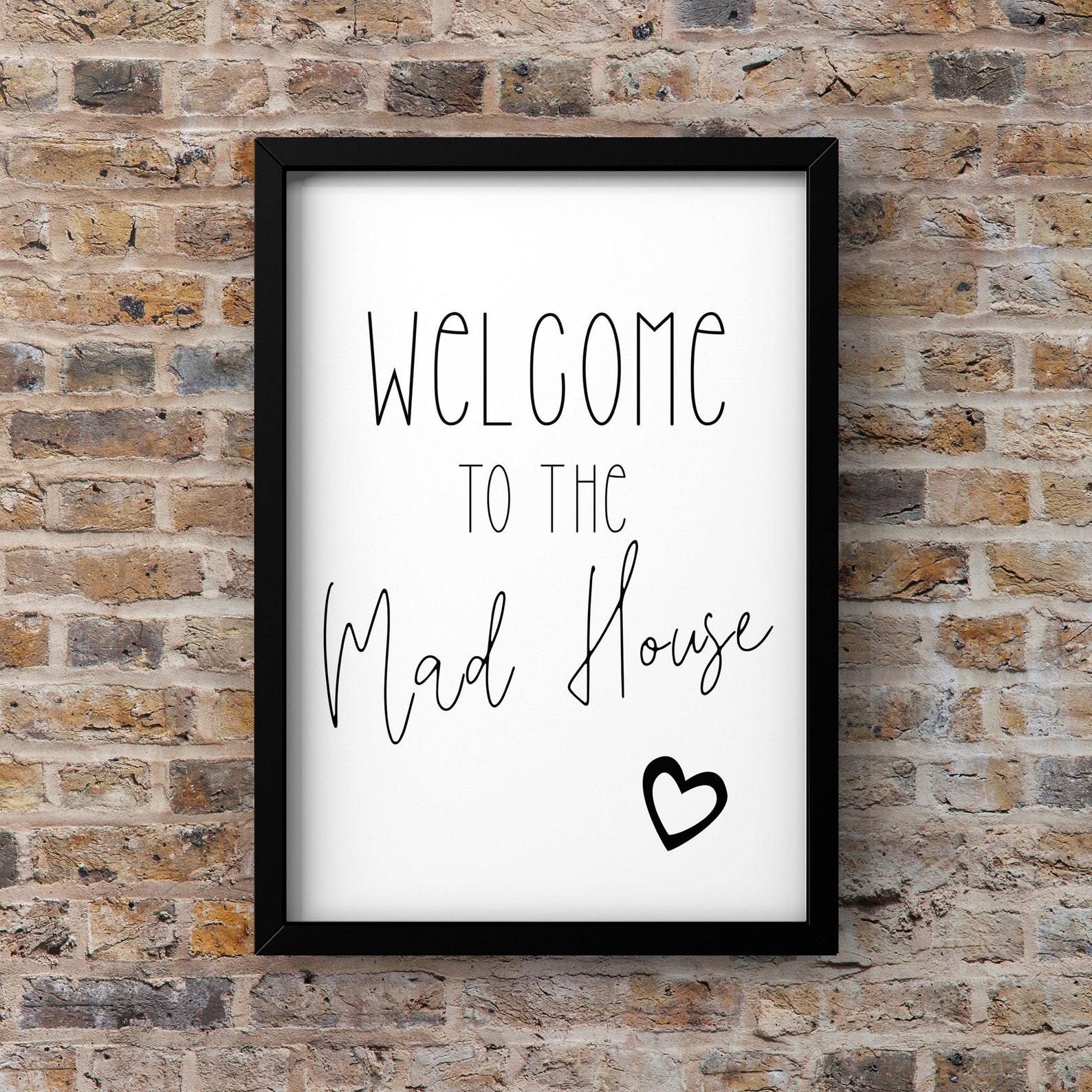 to the Mad House Hallway Prints Black and White Etsy to the Mad House Hallway Prints Black and White Etsy