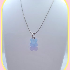 Kawaii sugared gummy bear necklace