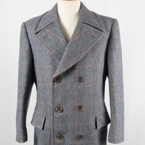 Mens Vintage Chesterfield Overcoat - Etsy