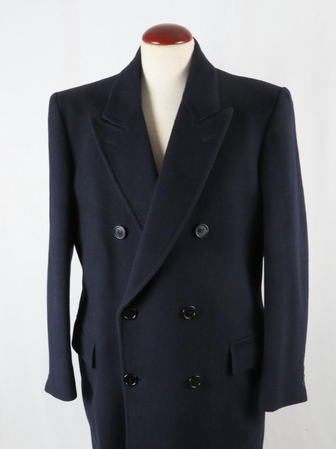 ジャケット・アウター 90s SUPER BIG DOUBLE BREASTED COAT 1990 Vintage Double Breasted Overcoat Wool Camelhair Blend