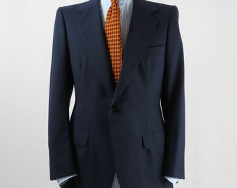 Bespoke single breasted navy suit 38UK / 48IT