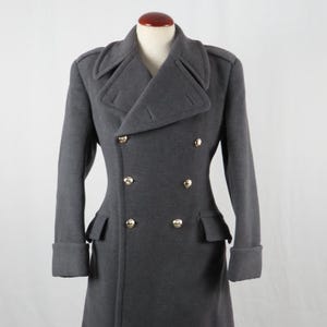1953 Original RAF Great Coat. Super heavy thick wool. 36UK 46IT Royal Air Force Overcoat