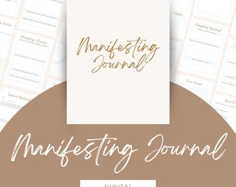 Manifesting Journal - Digital Download - Digital Journal for Notability or Goodnotes - Law of Assumption Journal
