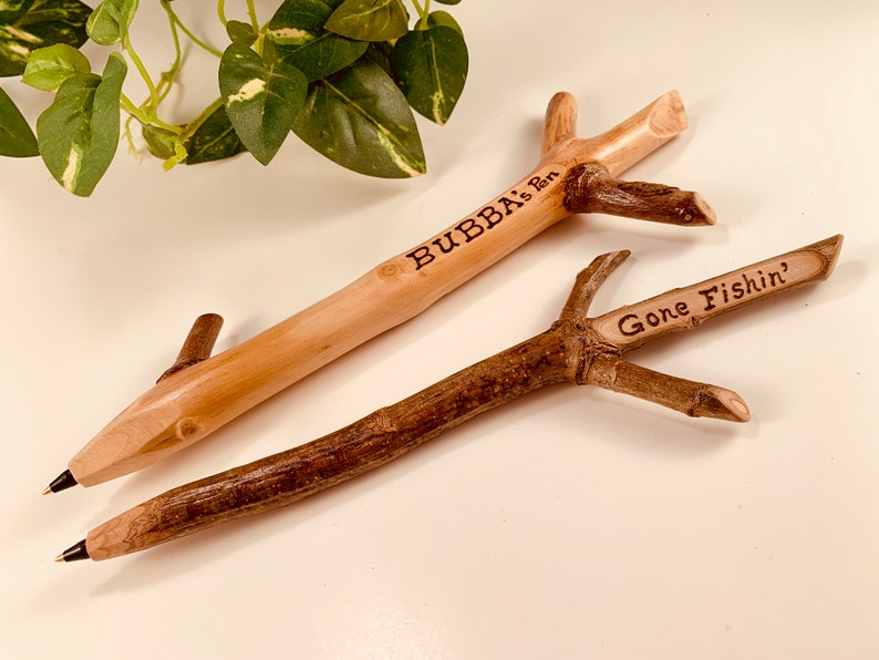 Unique Refillable Handmade Wooden Pens Straight From Nature Fun Gifts For All Ages Sayings Paper Party Supplies Paper Delage Com Br