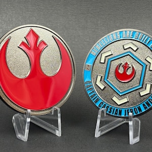 2” Star Wars Rogue One Cassian Andor Cosplay Presentation Challenge Coin