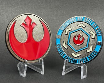 2” Star Wars Rogue One Cassian Andor Cosplay Presentation Challenge Coin
