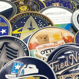 100 - 2&quot; Full Color Custom Challenge Coins