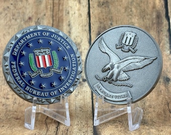 Federal Bureau of Investigation Hostage Rescue Team Challenge Coin (FBI HRT)