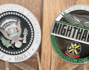 USMC HMX-1 Nighthawks Challenge Coin