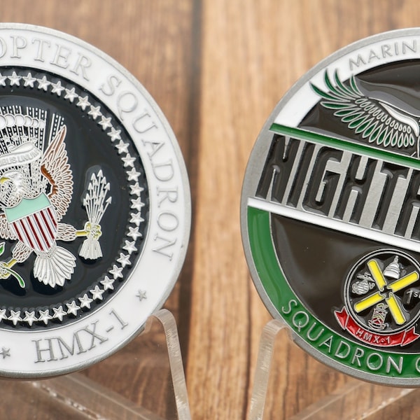 USMC HMX-1 Nighthawks Challenge Coin