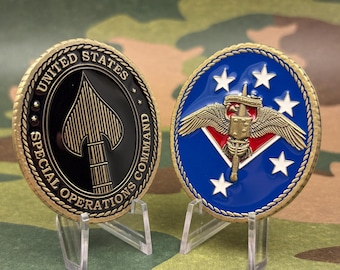 USMC MARSOC Marine Corps Special Operations Command Marine Raiders Challenge Coin