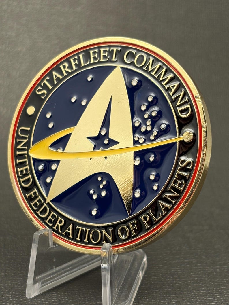 Gold Version Star Trek Captain James T Kirk Commander USS Enterprise ...