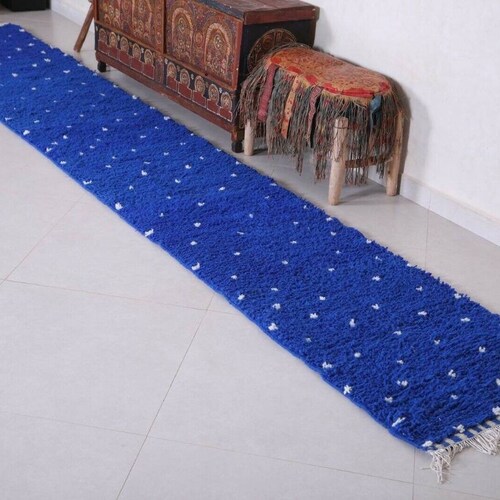 Moroccan Runner rug, Blue Runner Rug, Custom Hallway Rug Runner, shops Long Runner stair runner rug, kitchen runner free shipping