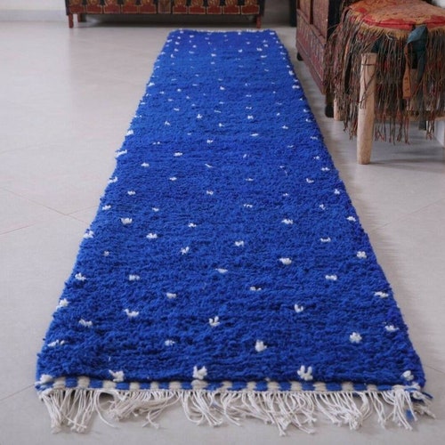 Moroccan Runner rug, Blue Runner Rug, Custom Hallway Rug Runner, shops Long Runner stair runner rug, kitchen runner free shipping