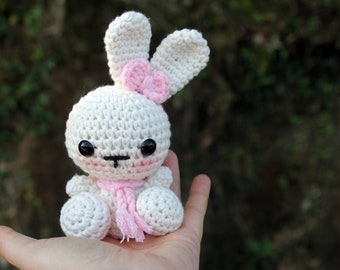 amigurumi bunny crochet pattern. White easter bunny crochet pattern - PDF file tutorial