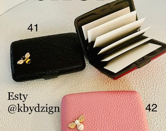 Mens/Womens Fashion Mini Leather Wallet ID Credit Cards Holder Organizer Purse 