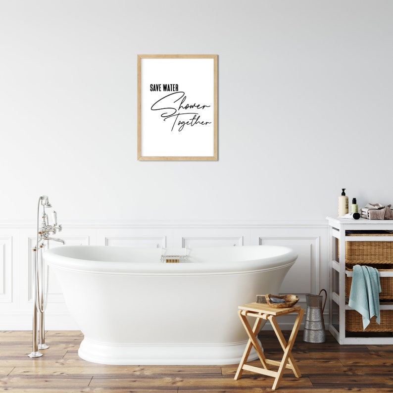 Bathroom Wall Art Relax Get Naked Wash You Worries Away Etsy