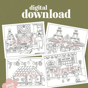 Digital Download • February Coloring Pages – Bobbie Goods