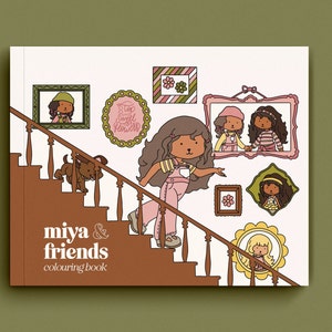 Miya and Friends Colouring Book