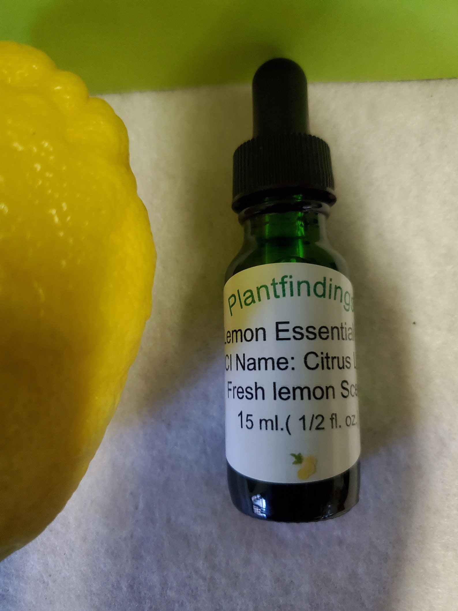 Lemon Essential Oil Cold Pressed 15 ml. Etsy