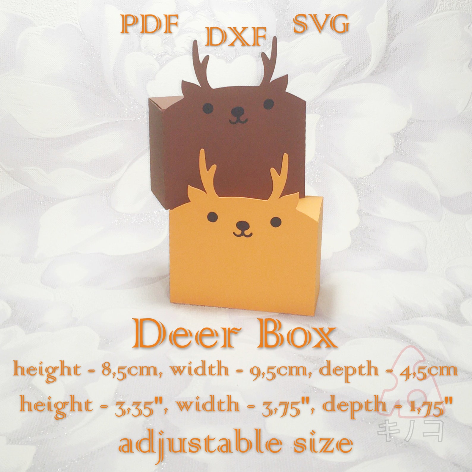 Deer Box Birthday 3D Holiday Baby Shower Favor Treat Box | Etsy