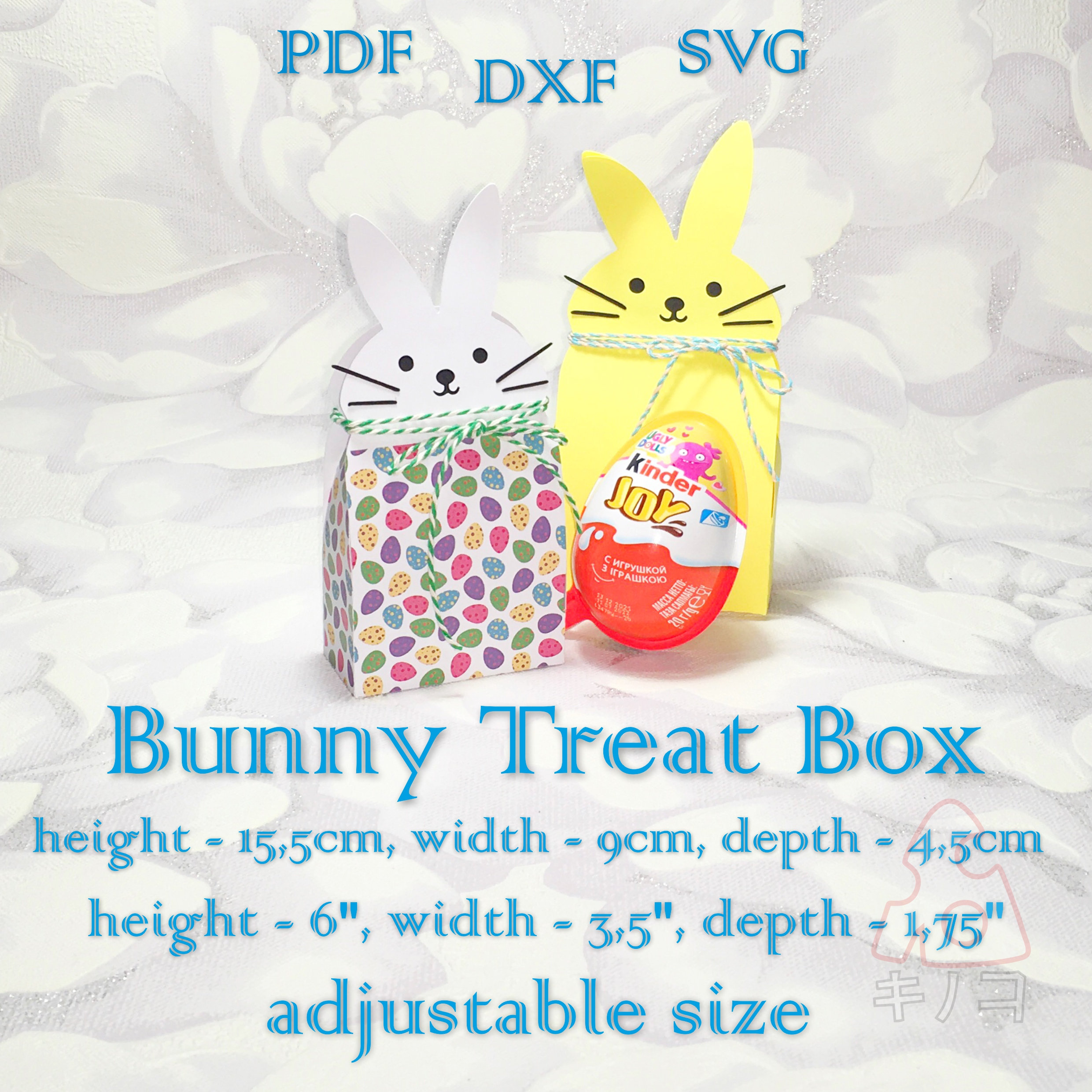 Bunny Treat Box, Candy Gift, Kids Party Favor, Baby Shower, Easter Box ...