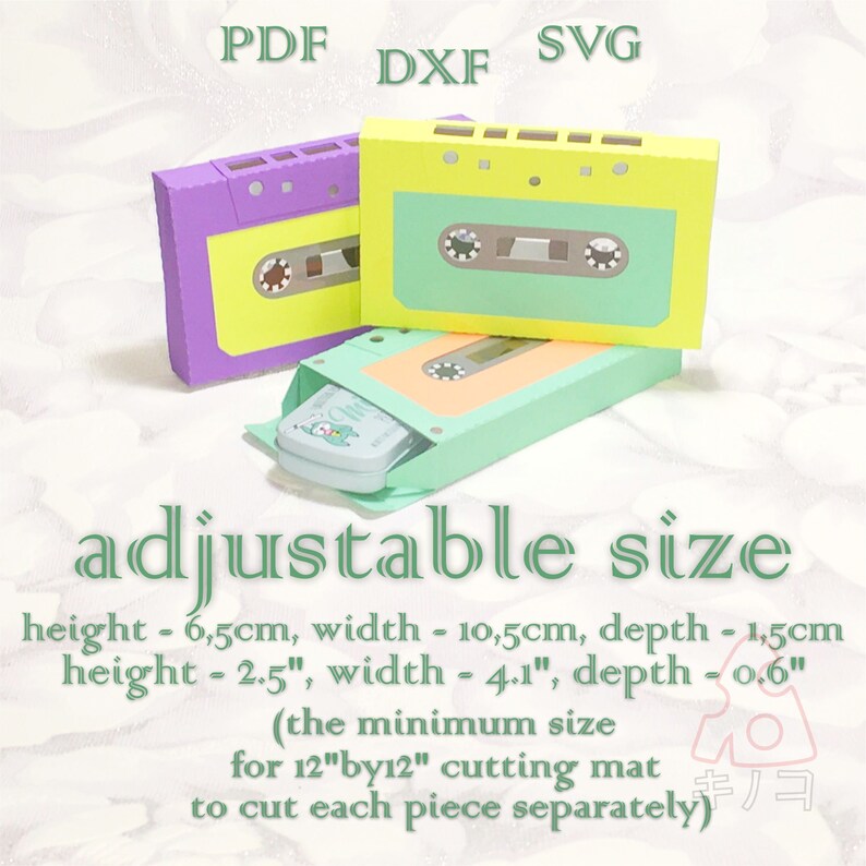 Cassette Tape Gift Box Shadow Box 90s Style Party Decor Etsy