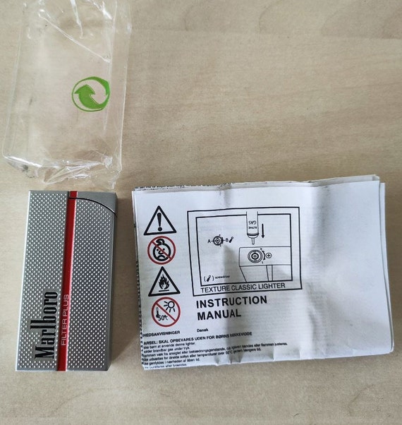 Buy Promo Metal Gas Turbo Lighter Marlboro Original Design Anti 