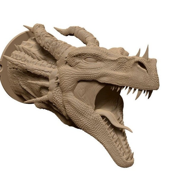 Modèle numérique de tête de dragon