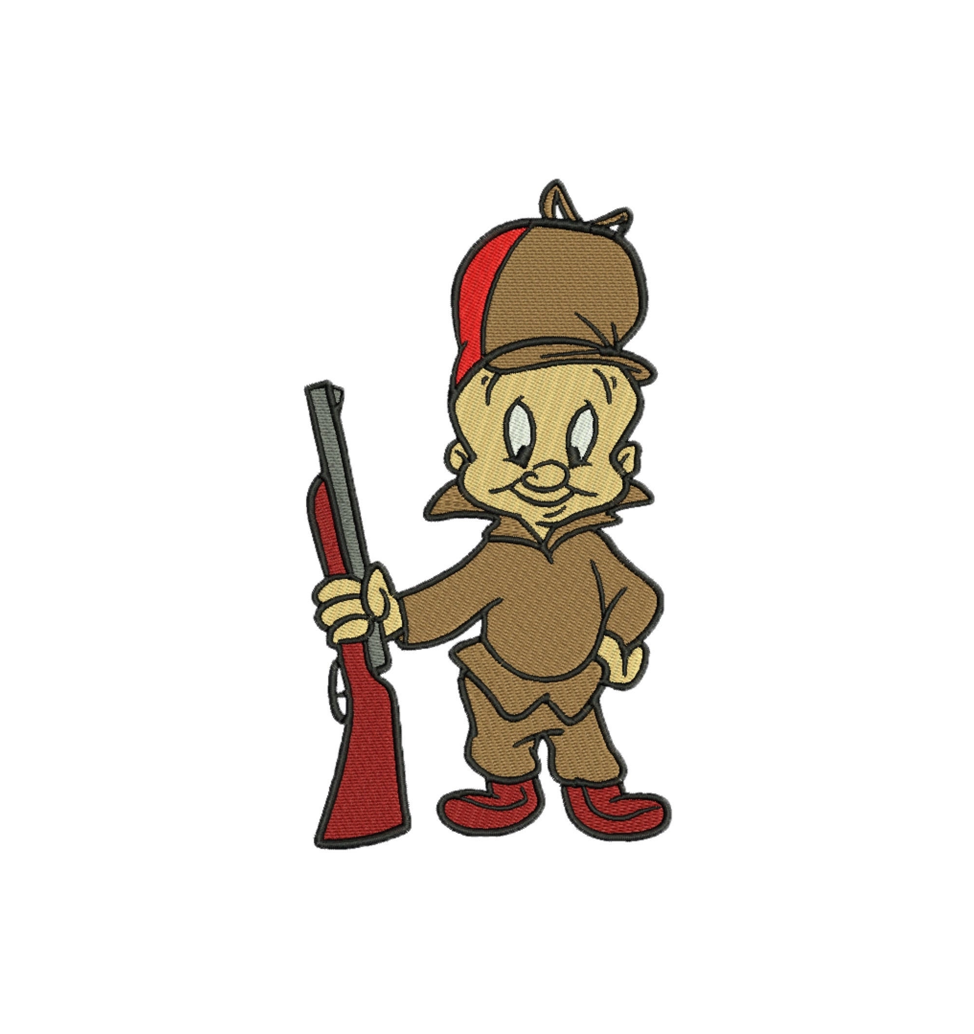 Elmer Fudd Embroidery Design 10 File Formats 8 Sizes Etsy