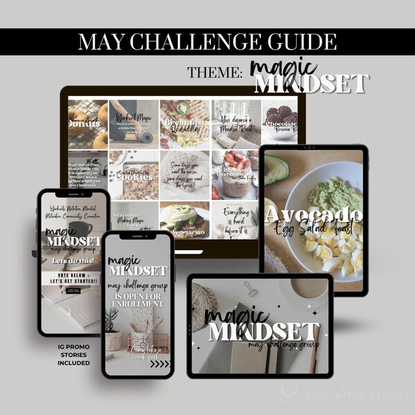 May Challenge Group Guide // Done For You // IG Stories // Promo // Magic Mindset