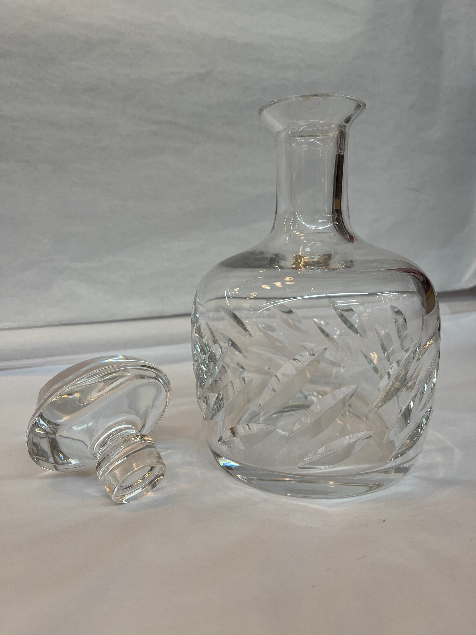 Vintage Lalique Crystal Decanter Etsy