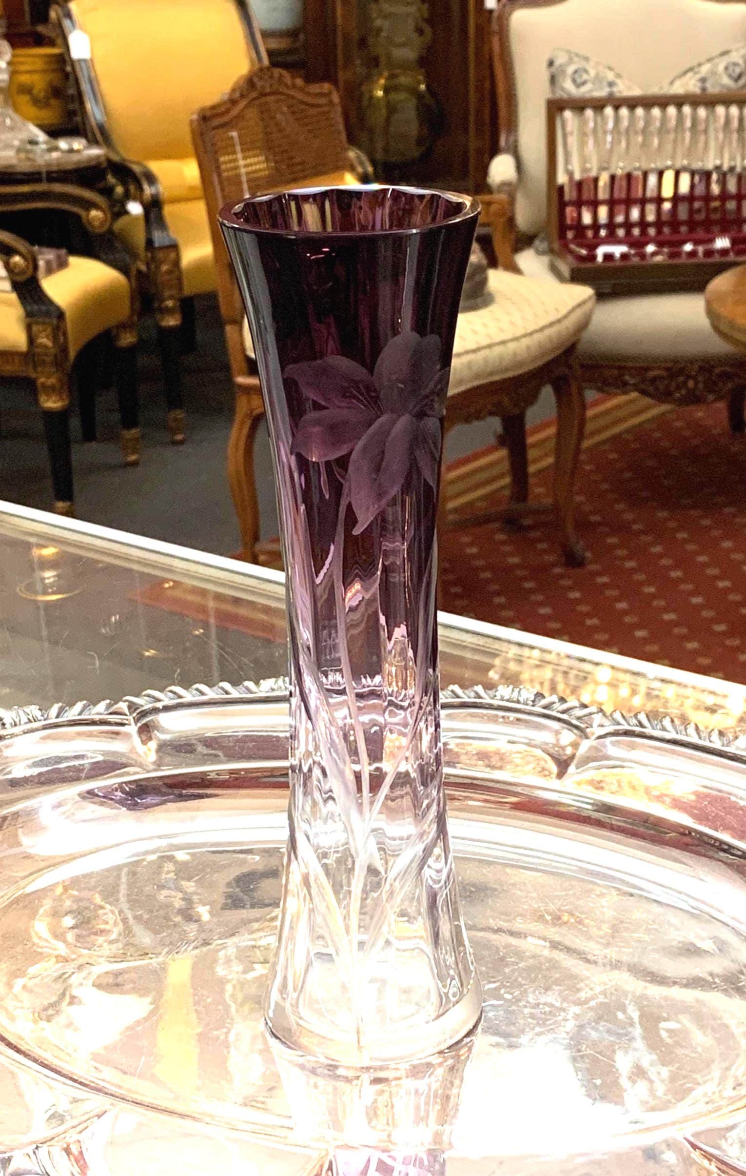 Antique moser vase - Etsy 日本