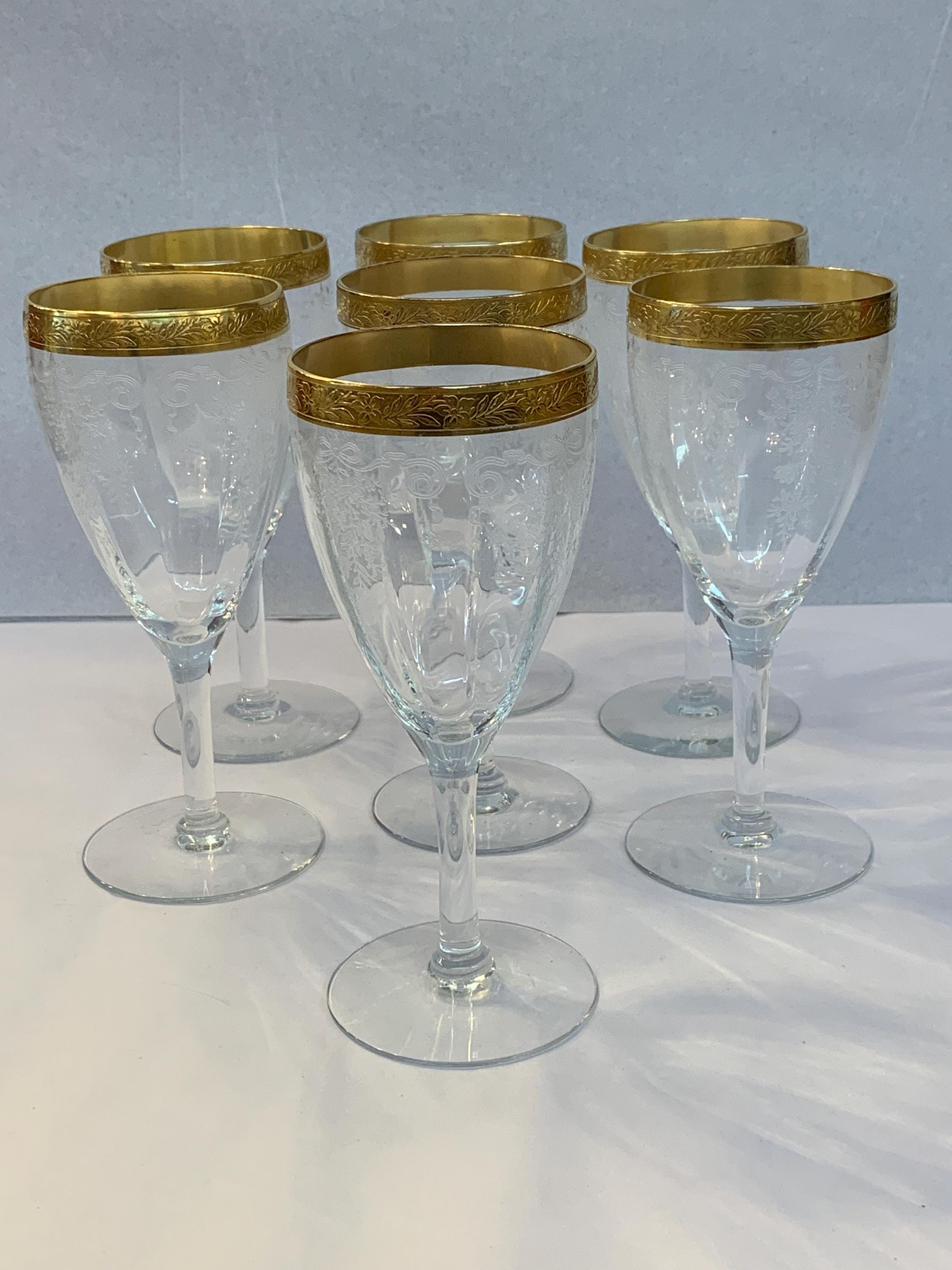 Moser crystal wine glasses - Etsy 日本