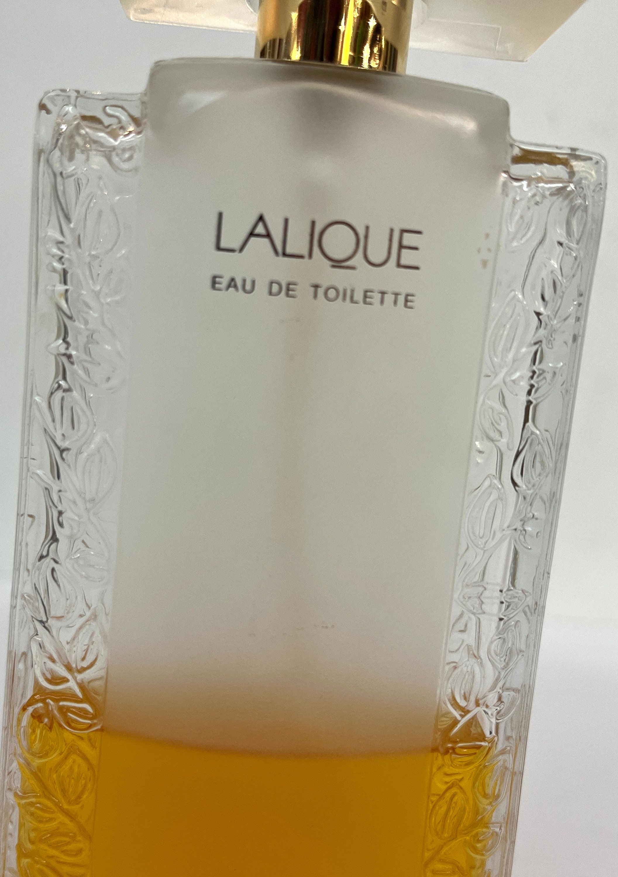 フランスのヴィンテージ ラリック クラシックな香水瓶、内側に