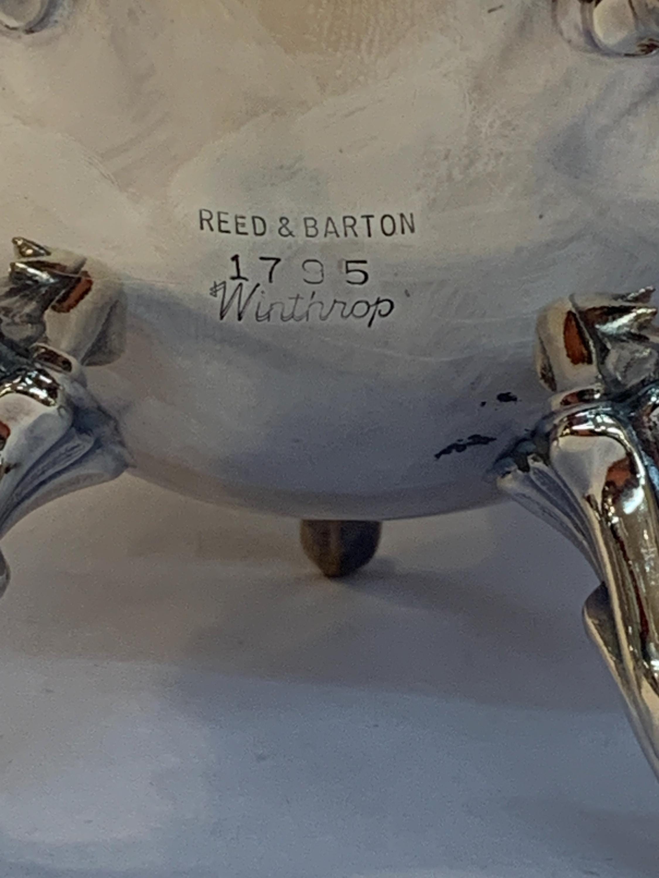 Vintage Reed and Barton Silver Plated Coffee Service in the