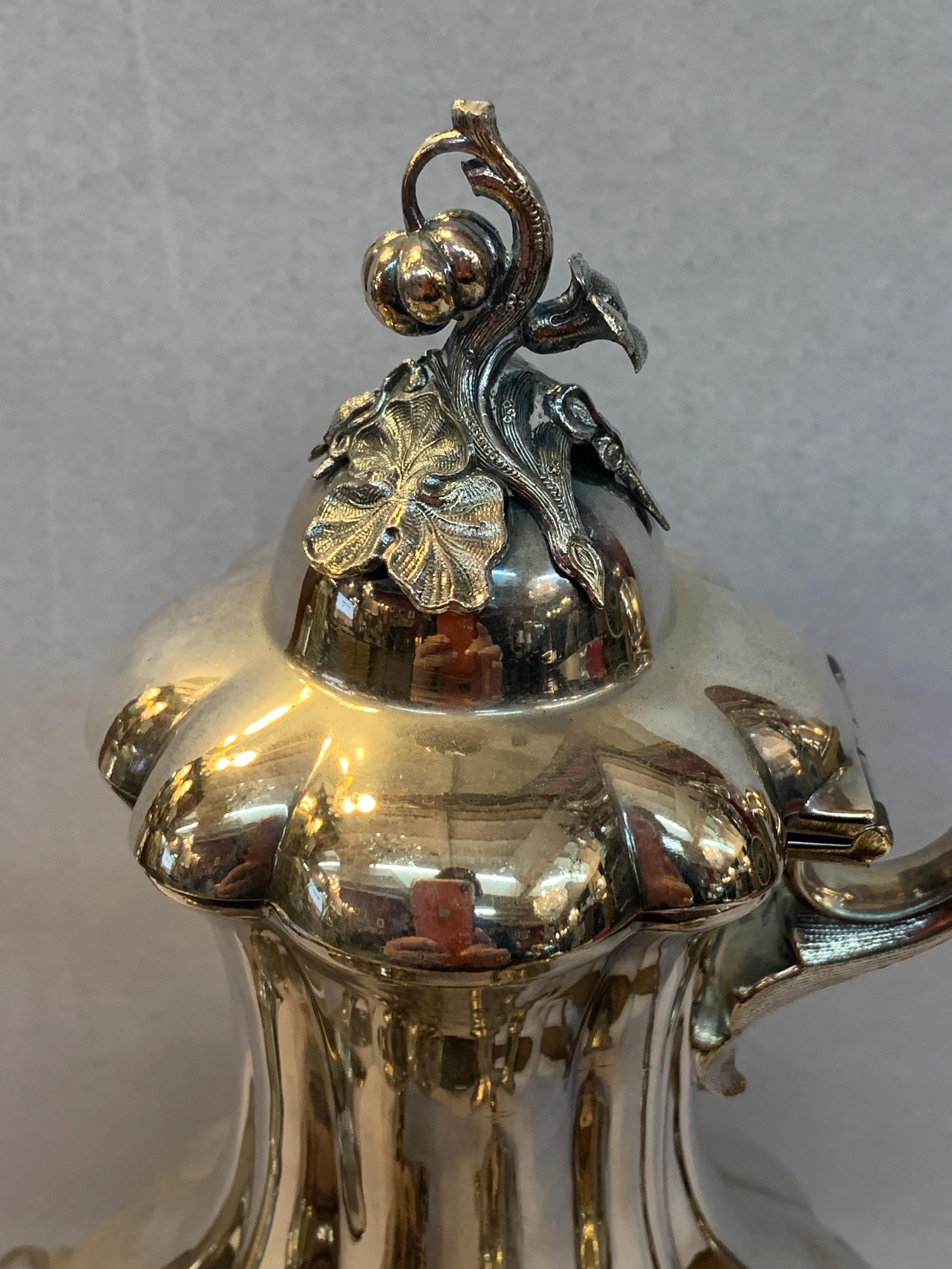 Vintage Reed and Barton Silver Plated Coffee Service in the