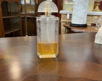 フランスのヴィンテージ ラリック クラシックな香水瓶、内側に