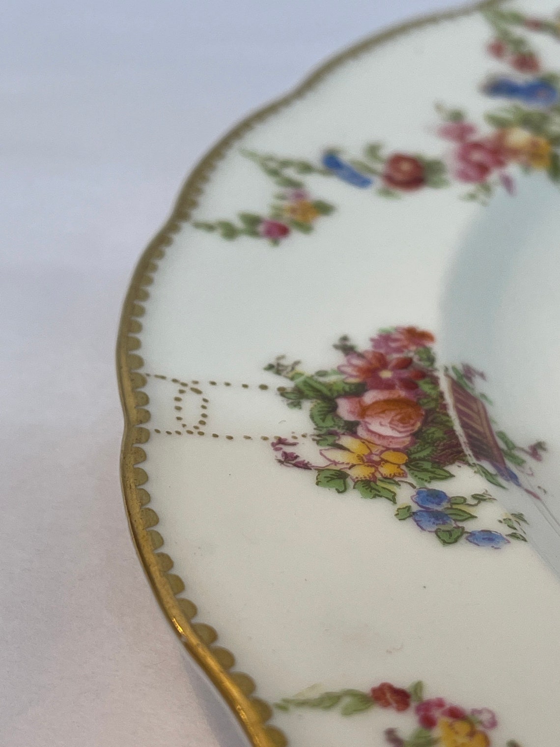 Vintage Tiffany & Co. Hand Decorated set of 6 Dessert Plates Etsy