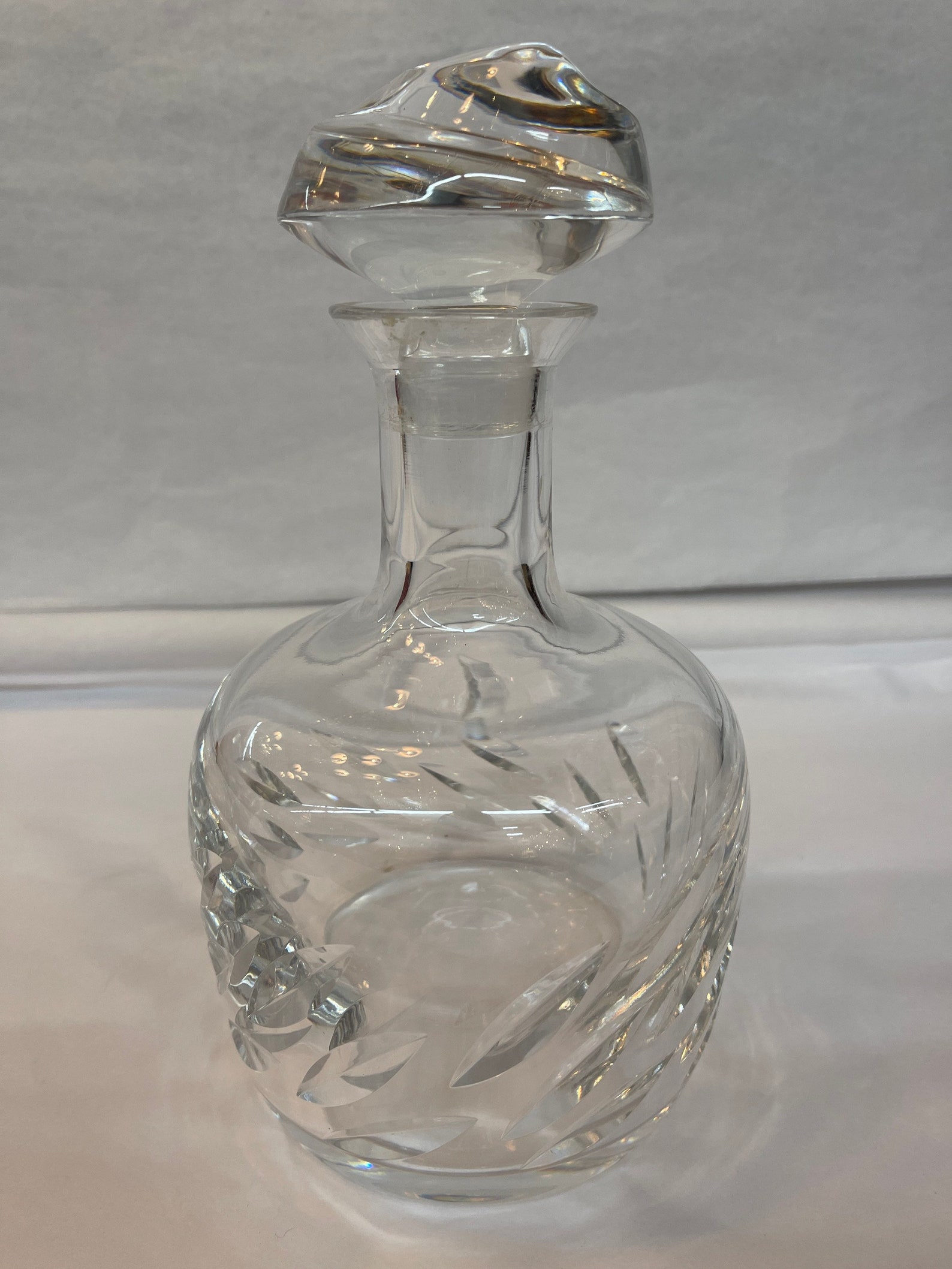 Vintage Lalique Crystal Decanter Etsy