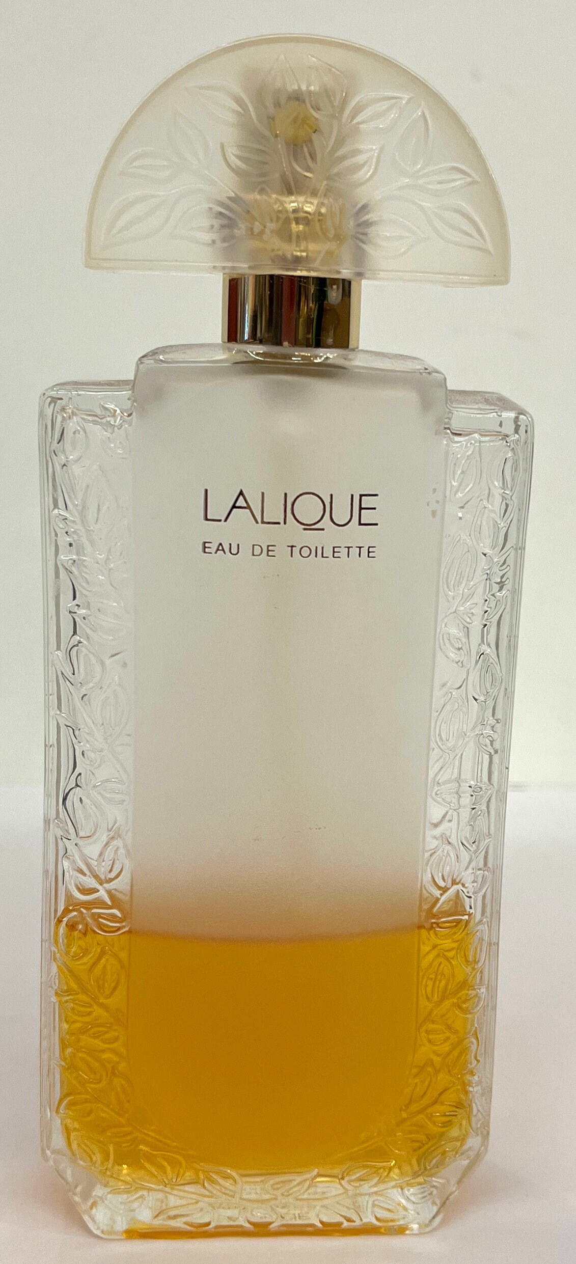 フランスのヴィンテージ ラリック クラシックな香水瓶、内側に